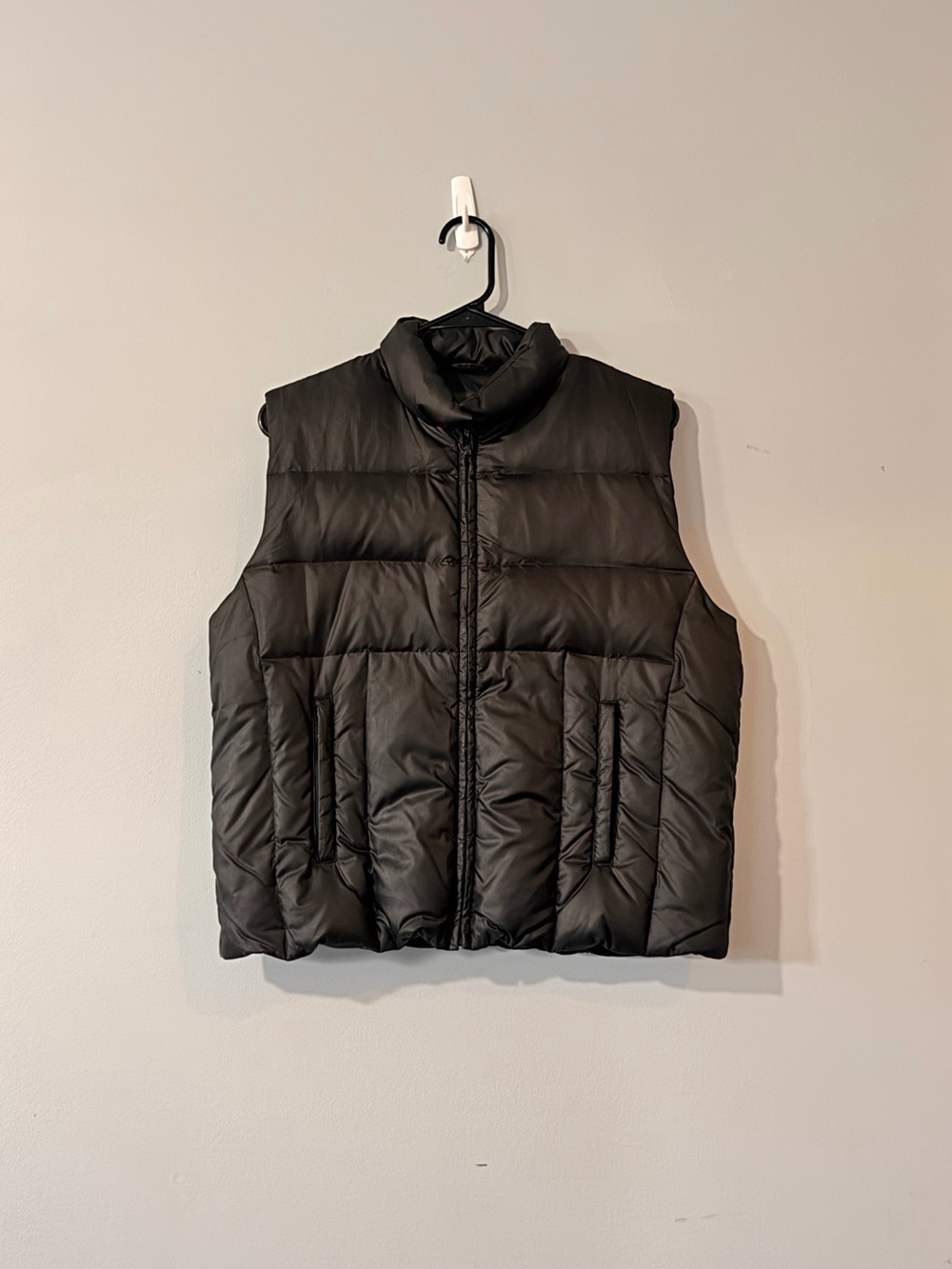 Banana Republic Black Quilted Puffer Vest